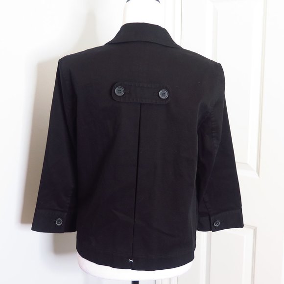 Classic Black Pea Coat - Picture 11 of 15